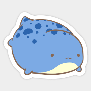 Guild Wars 2- Blue Quaggan Swimming Sticker